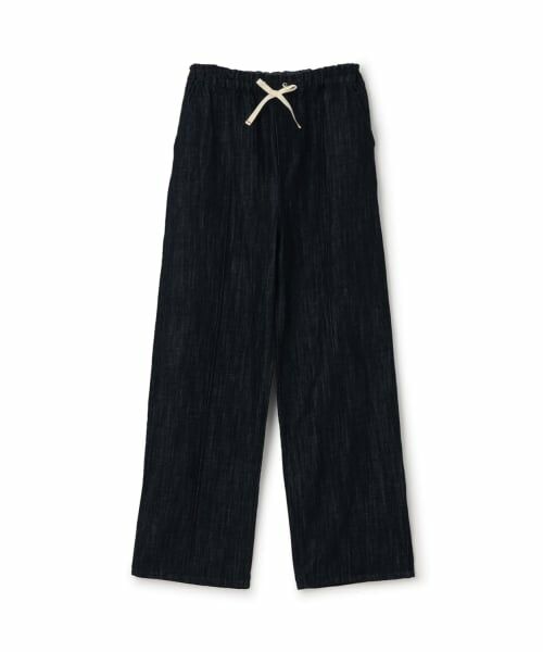 pom ponette junior / ポンポネット ジュニア その他パンツ | イージーストレートパンツ（紺）
