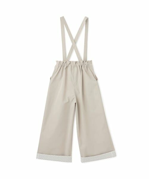 pom ponette junior / ポンポネット ジュニア その他パンツ | サスペンダーつき釦ワイドパンツ | 詳細1