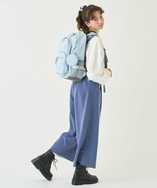 pom ponette junior / ポンポネット ジュニア その他パンツ | サスペンダーつき釦ワイドパンツ | 詳細13