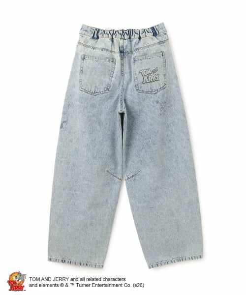 pom ponette junior / ポンポネット ジュニア その他パンツ | 【TOM&JERRY】バレルシルエットパンツ | 詳細1
