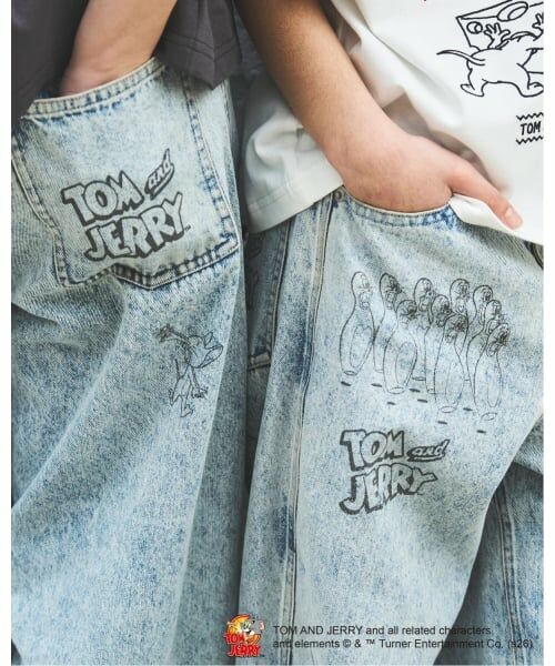 pom ponette junior / ポンポネット ジュニア その他パンツ | 【130cmあり】【TOM AND JERRY】バレルシルエットパンツ | 詳細15