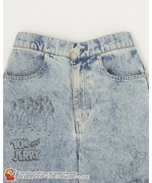 pom ponette junior / ポンポネット ジュニア その他パンツ | 【TOM&JERRY】バレルシルエットパンツ | 詳細2
