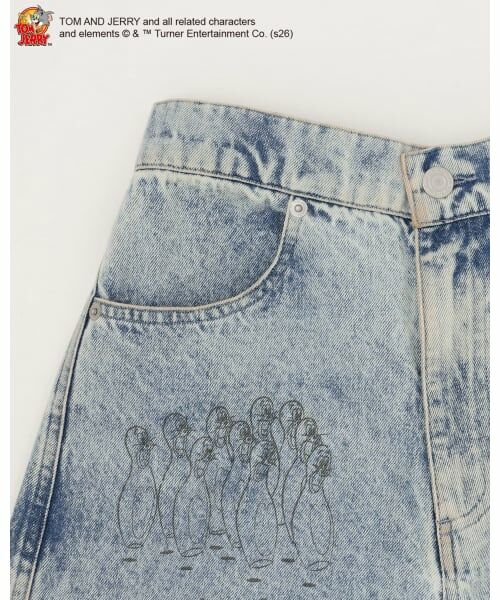 pom ponette junior / ポンポネット ジュニア その他パンツ | 【TOM&JERRY】バレルシルエットパンツ | 詳細3