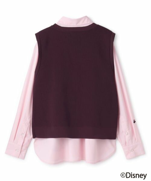 pom ponette junior / ポンポネット ジュニア シャツ・ブラウス | 【130cmあり】【Disney】ニットベスト&シャツセット | 詳細1