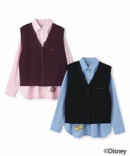 pom ponette junior / ポンポネット ジュニア シャツ・ブラウス | 【130cmあり】【Disney】ニットベスト&シャツセット | 詳細13