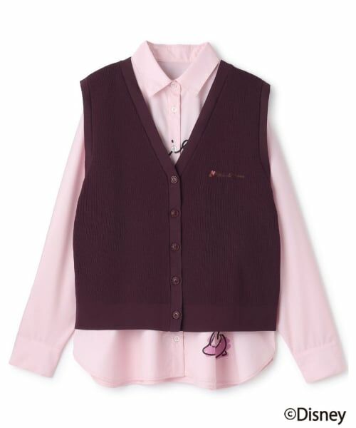 pom ponette junior / ポンポネット ジュニア シャツ・ブラウス | 【130cmあり】【Disney】ニットベスト&シャツセット | 詳細14