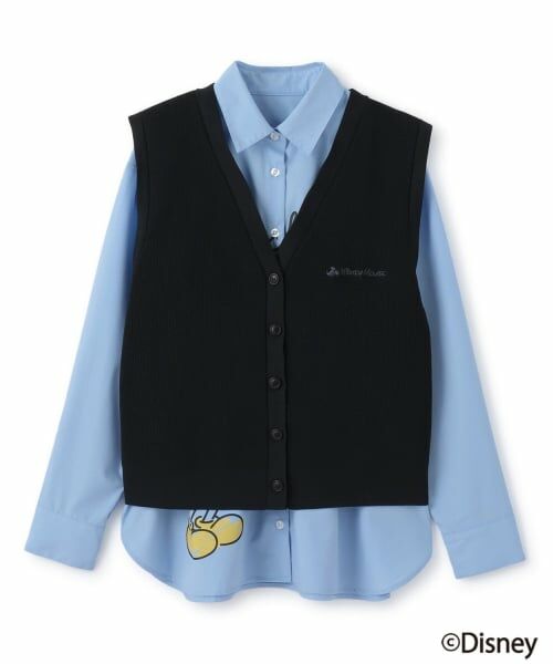 pom ponette junior / ポンポネット ジュニア シャツ・ブラウス | 【130cmあり】【Disney】ニットベスト&シャツセット | 詳細15