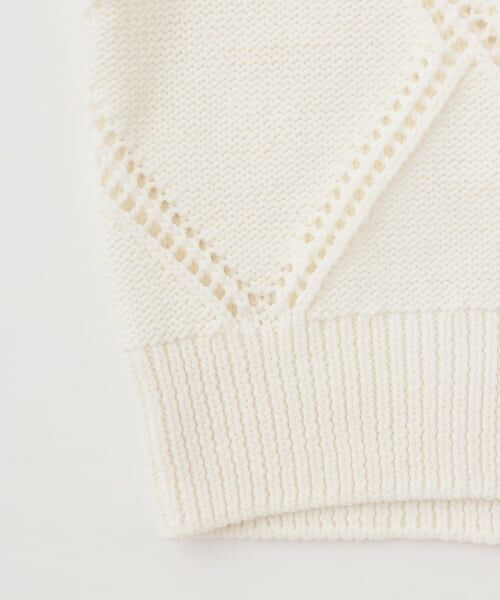 pom ponette junior / ポンポネット ジュニア カーディガン・ボレロ | アーガイルメッシュカーディガン＆Tシャツセット | 詳細5