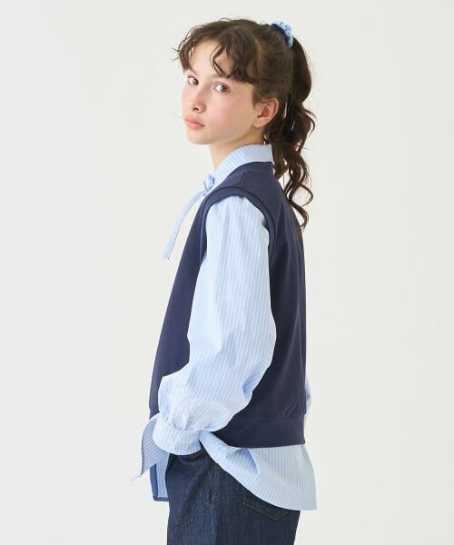 pom ponette junior / ポンポネット ジュニア シャツ・ブラウス | カットソーベスト＆刺しゅうブラウスセット | 詳細15