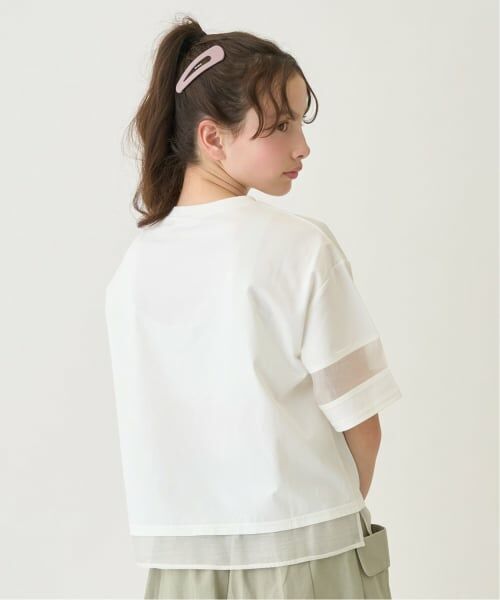 pom ponette junior / ポンポネット ジュニア Tシャツ | 【130cmあり】【吸水速乾】シアースリーブトップス | 詳細13