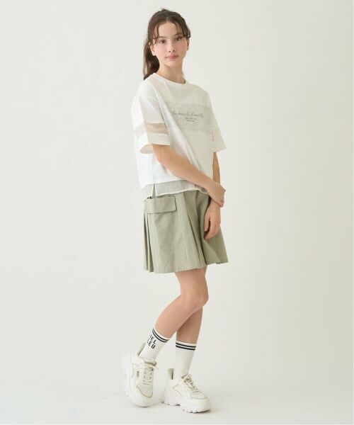 pom ponette junior / ポンポネット ジュニア Tシャツ | 【130cmあり】【吸水速乾】シアースリーブトップス | 詳細15