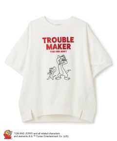 pom ponette junior / ポンポネット ジュニア Tシャツ | 【TOM＆JERRY】変形Tシャツ