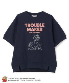 pom ponette junior / ポンポネット ジュニア Tシャツ | 【TOM＆JERRY】変形Tシャツ