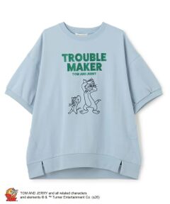 pom ponette junior / ポンポネット ジュニア Tシャツ | 【TOM＆JERRY】変形Tシャツ