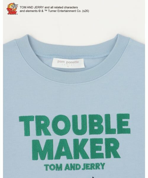 pom ponette junior / ポンポネット ジュニア Tシャツ | 【TOM＆JERRY】変形Tシャツ | 詳細2