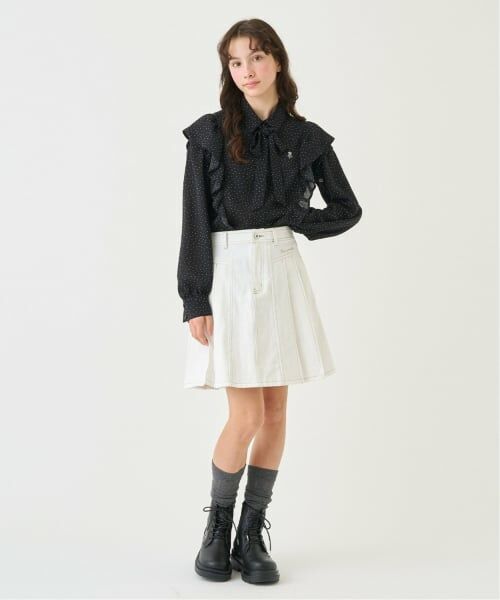 pom ponette junior / ポンポネット ジュニア シャツ・ブラウス | 【袖取り外し】ボウタイブラウス | 詳細15