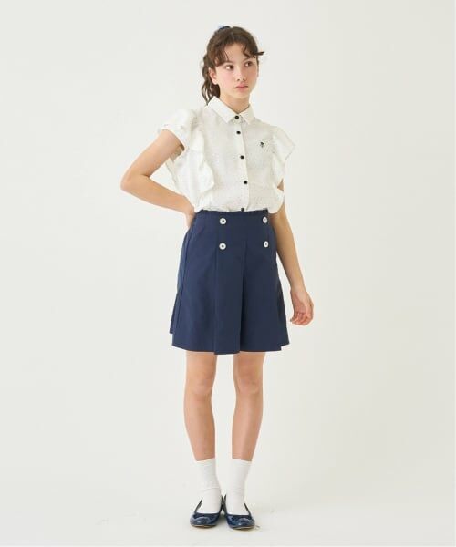 pom ponette junior / ポンポネット ジュニア シャツ・ブラウス | 【袖取り外し】ボウタイブラウス | 詳細17