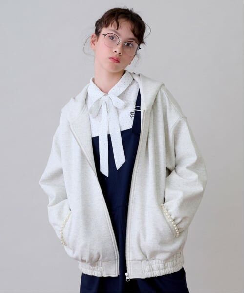 pom ponette junior / ポンポネット ジュニア シャツ・ブラウス | 【袖取り外し】ボウタイブラウス | 詳細19