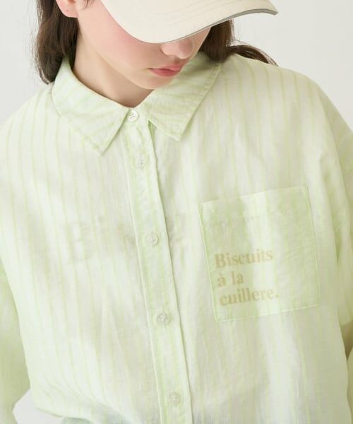 pom ponette junior / ポンポネット ジュニア シャツ・ブラウス | 【130cmあり】シアーシャツ×インナーTシャツセット | 詳細16