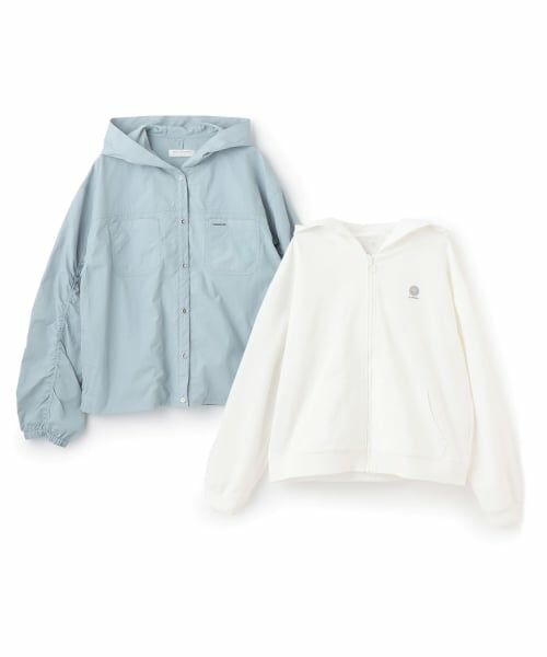 pom ponette junior / ポンポネット ジュニア ブルゾン | 【130cmあり】【UV・撥水・花粉防止】パーカライナーつき3WAYブルゾン | 詳細2