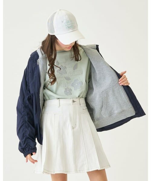 pom ponette junior / ポンポネット ジュニア ブルゾン | 【130cmあり】【UV・撥水・花粉防止】パーカライナーつき3WAYブルゾン | 詳細21