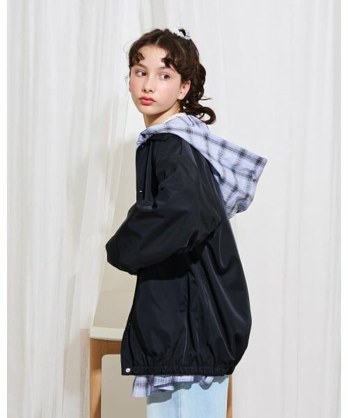 pom ponette junior / ポンポネット ジュニア ブルゾン | 【130cmあり】【UV・撥水・花粉防止】パーカライナーつき3WAYブルゾン | 詳細27