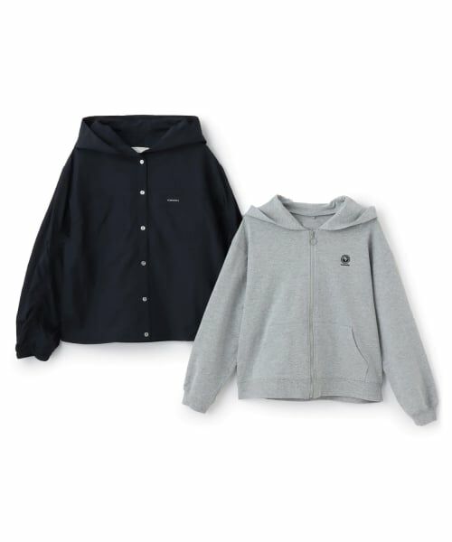 pom ponette junior / ポンポネット ジュニア ブルゾン | 【130cmあり】【UV・撥水・花粉防止】パーカライナーつき3WAYブルゾン | 詳細4