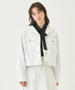 pom ponette junior / ポンポネット ジュニア ブルゾン | セーラーデニムジャケット