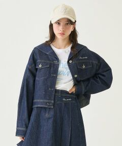 pom ponette junior / ポンポネット ジュニア ブルゾン | セーラーデニムジャケット