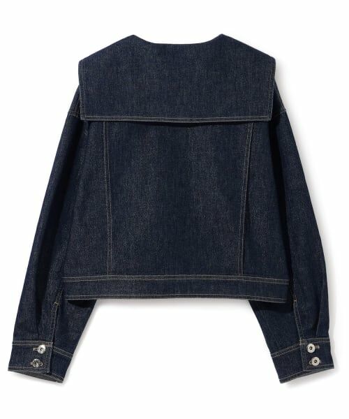 pom ponette junior / ポンポネット ジュニア ブルゾン | セーラーデニムジャケット | 詳細1