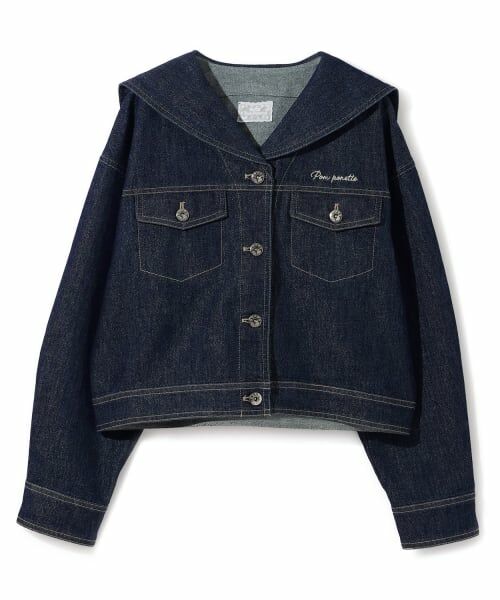pom ponette junior / ポンポネット ジュニア ブルゾン | セーラーデニムジャケット | 詳細9