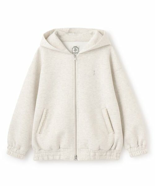 pom ponette junior / ポンポネット ジュニア パーカー | 裏起毛ダンボールジップパーカ | 詳細9