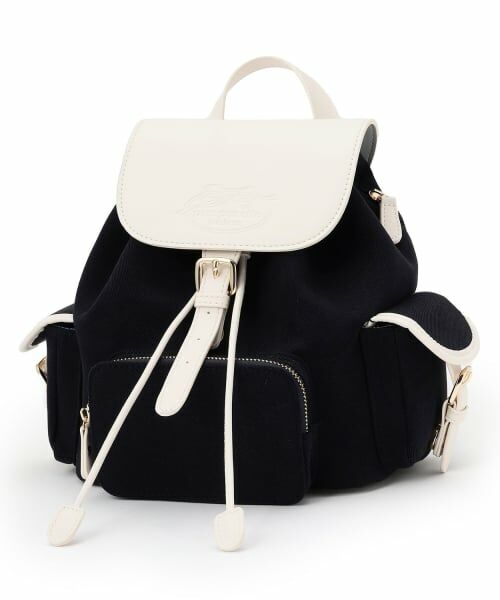 pom ponette junior / ポンポネット ジュニア リュック・バックパック | キャンバス・合皮ミニリュック（紺）