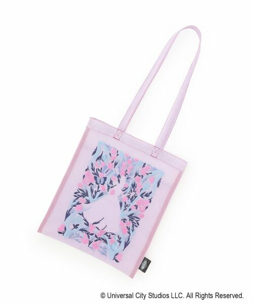 pom ponette junior / ポンポネット ジュニア トートバッグ | 【WICKED】刺しゅうメッシュトートバッグ（ラベンダー）