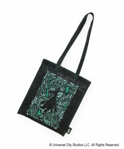 pom ponette junior / ポンポネット ジュニア トートバッグ | 【WICKED】刺しゅうメッシュトートバッグ（黒）