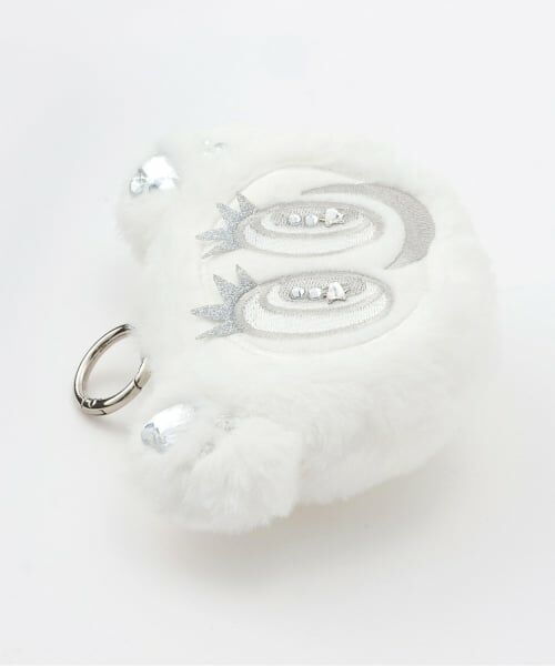 pom ponette junior / ポンポネット ジュニア ポーチ | ホワイトナカムラくん ふわきらポーチ | 詳細2