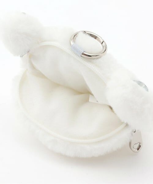 pom ponette junior / ポンポネット ジュニア ポーチ | ホワイトナカムラくん ふわきらポーチ | 詳細5