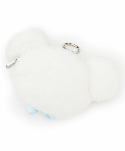 pom ponette junior / ポンポネット ジュニア ポーチ | ホワイトミントくん ふわきらポーチ | 詳細1
