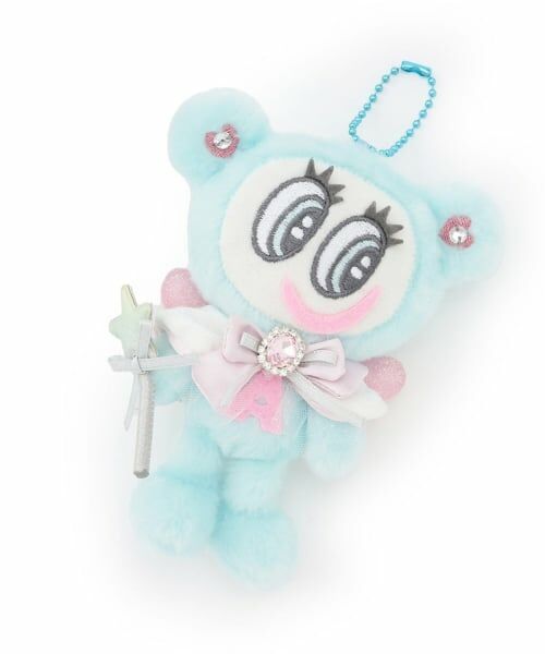 pom ponette junior / ポンポネット ジュニア チャーム | エンジェルナカムラくん キラキラぬいぐるみチャーム（ブルー）
