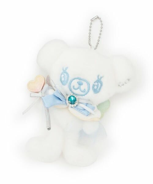 pom ponette junior / ポンポネット ジュニア チャーム | エンジェルミントくん キラキラぬいるぐみチャーム（サックス）