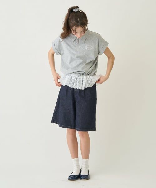 pom ponette junior / ポンポネット ジュニア Tシャツ | ハーフジップレーストップス | 詳細13