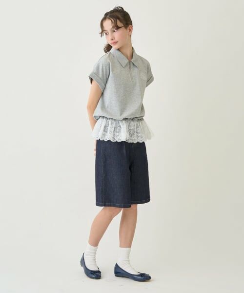 pom ponette junior / ポンポネット ジュニア Tシャツ | ハーフジップレーストップス | 詳細14