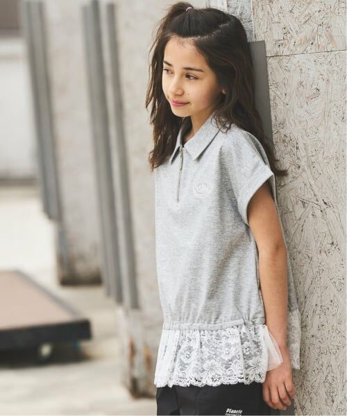 pom ponette junior / ポンポネット ジュニア Tシャツ | ハーフジップレーストップス | 詳細16