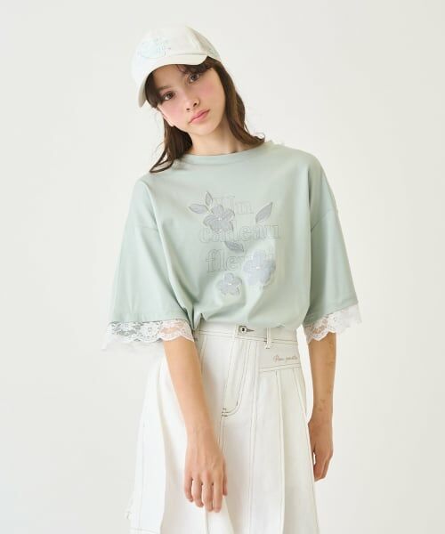 pom ponette junior / ポンポネット ジュニア Tシャツ | 【130cmあり】袖取り外しロゴTシャツ | 詳細11