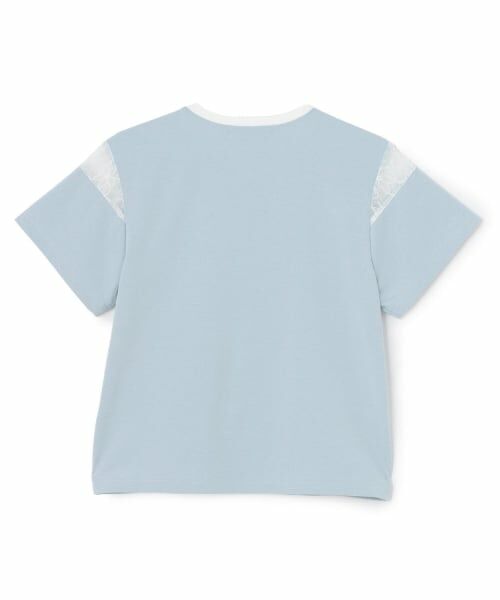 pom ponette junior / ポンポネット ジュニア Tシャツ | 【130cmあり】【接触冷感】レースワッペンTシャツ | 詳細1