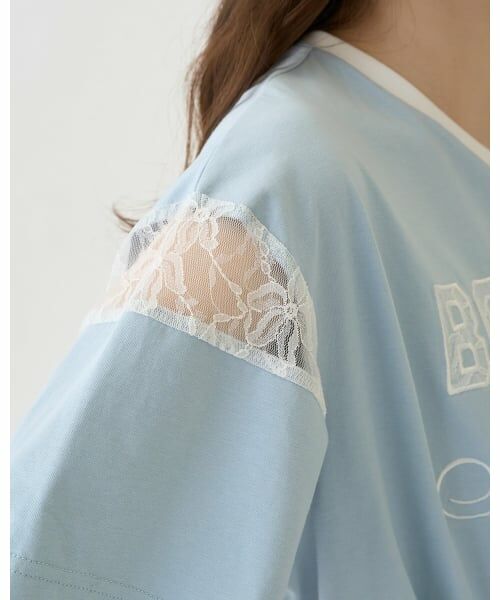 pom ponette junior / ポンポネット ジュニア Tシャツ | 【130cmあり】【接触冷感】レースワッペンTシャツ | 詳細15