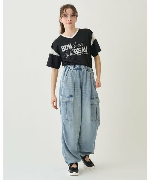 pom ponette junior / ポンポネット ジュニア Tシャツ | 【130cmあり】【接触冷感】レースワッペンTシャツ | 詳細19