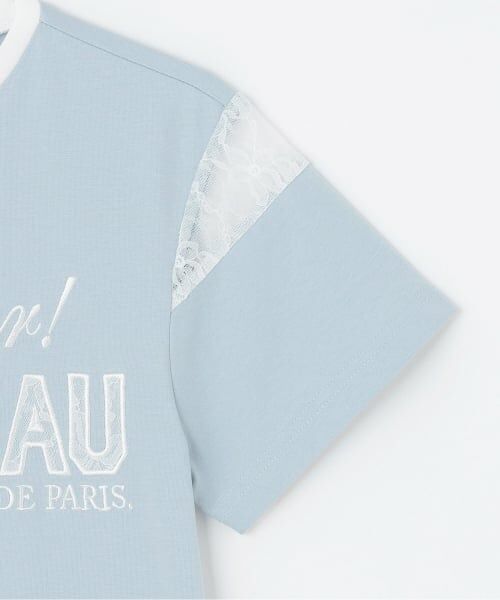 pom ponette junior / ポンポネット ジュニア Tシャツ | 【130cmあり】【接触冷感】レースワッペンTシャツ | 詳細5