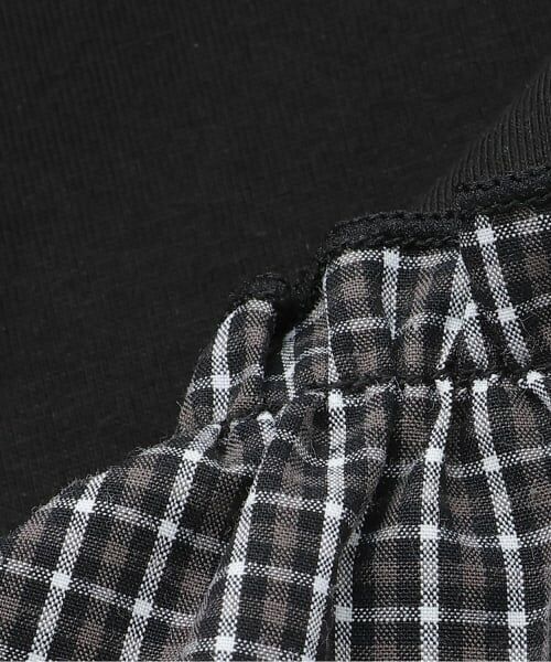 pom ponette junior / ポンポネット ジュニア Tシャツ | 【接触冷感】ペプラムチェックプルオーバー | 詳細7