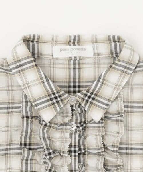 pom ponette junior / ポンポネット ジュニア シャツ・ブラウス | ラッフルブラウス | 詳細2